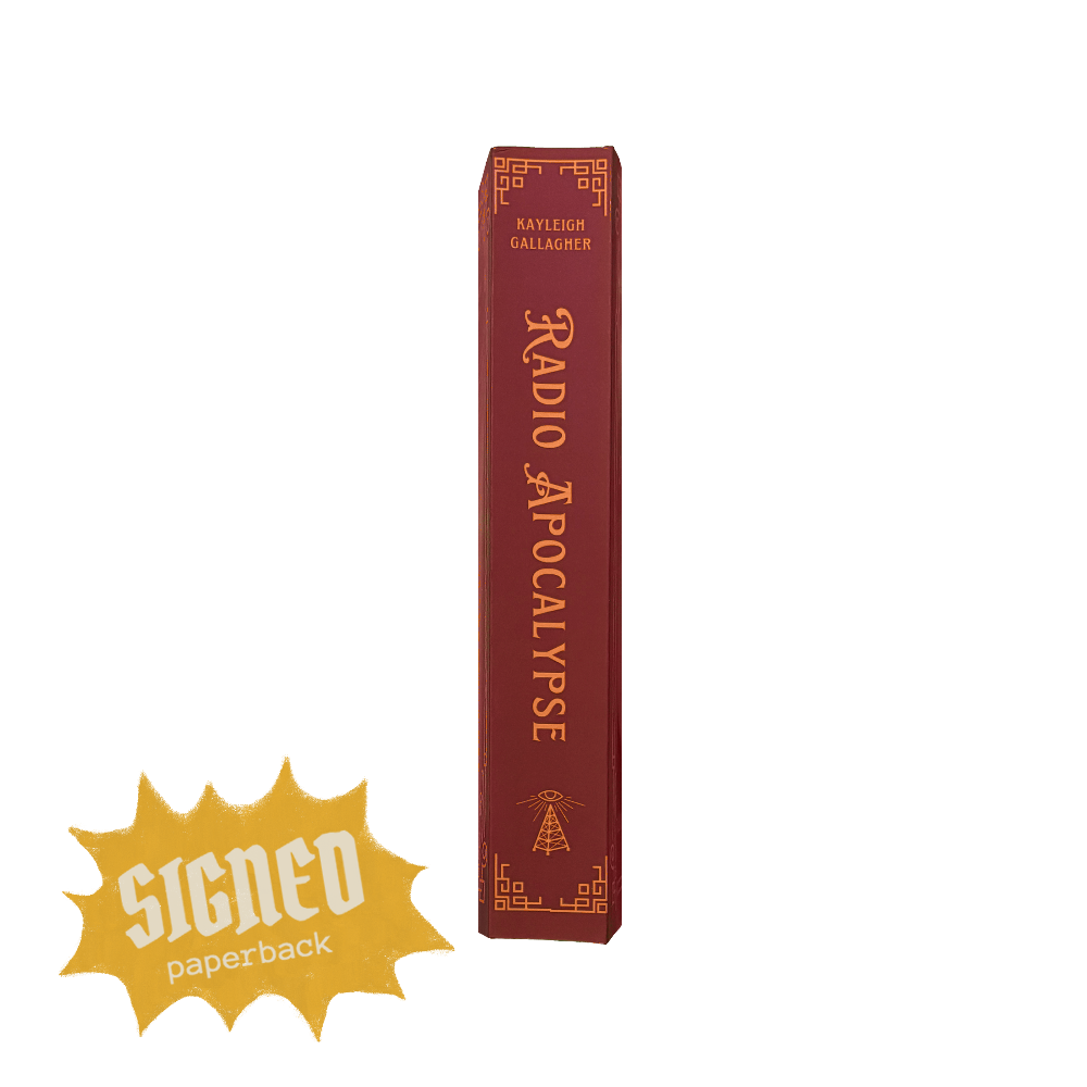 [SIGNED] RADIO APOCALYPSE paperback book (LGBTQ+ Science Fiction Novel)
