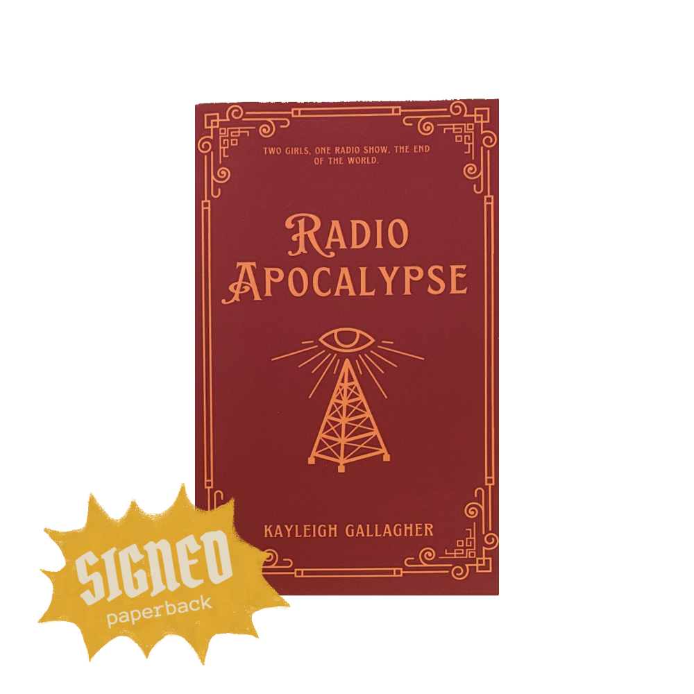 [SIGNED] RADIO APOCALYPSE paperback book (LGBTQ+ Science Fiction Novel)