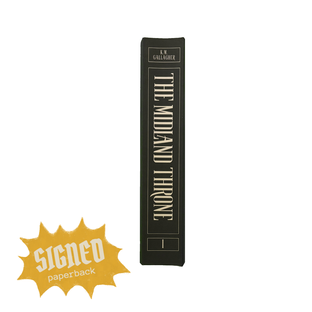 [SIGNED] THE MIDLAND THRONE paperback book (LGBTQ+ Gothic Fantasy Novel)